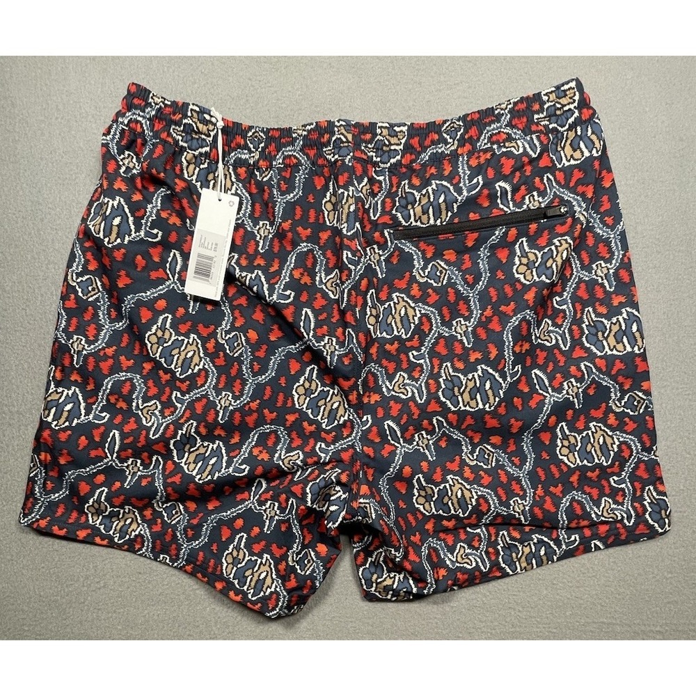 Outerknown Shorts Mens Size M Nomadic Printed Volley Hybrid 100% Polyester NWT - Picture 2 of 11